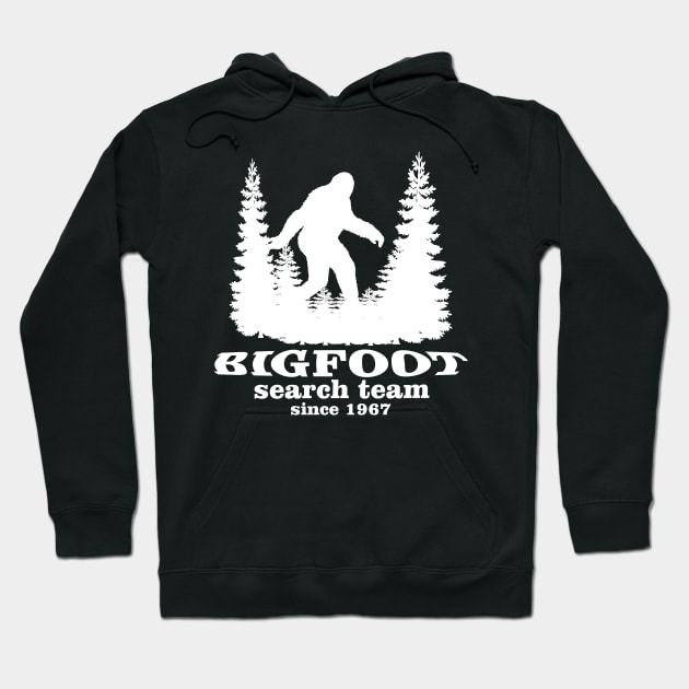 Bigfoot Search Team and Sasquatch T Shirts Hoodie by DHdesignerPublic